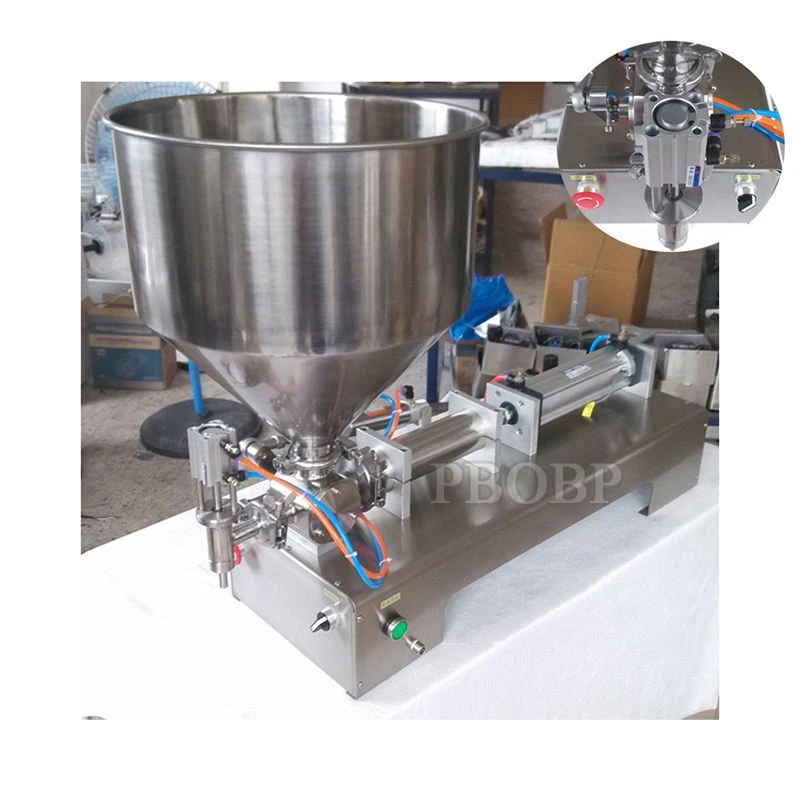 

PBOBP Semi Automatic Single Head Viscous Paste Toothpaste Cosmetic Cream Tube Filling Machine