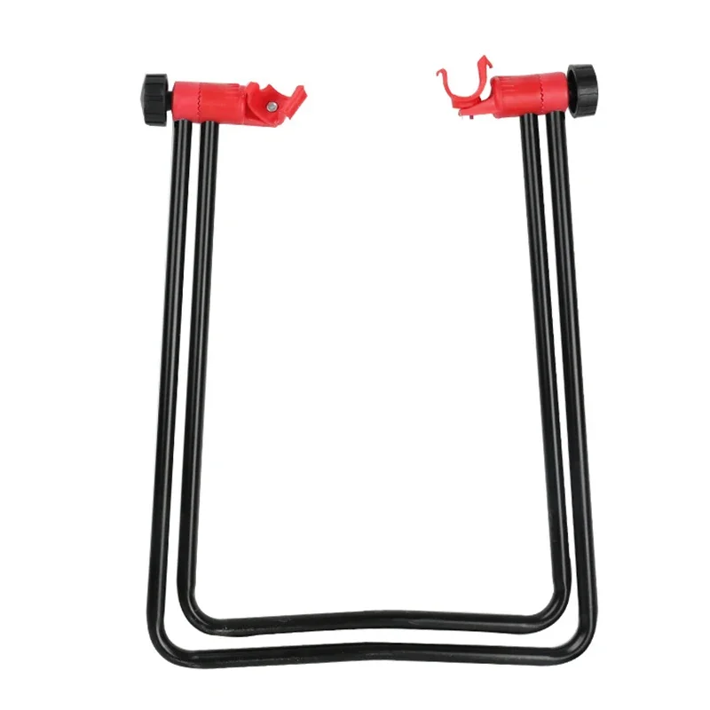 Mountain bike triangular vertical parking rack, road bike U-shaped repair frame, folding maintenance rack, riding equipment