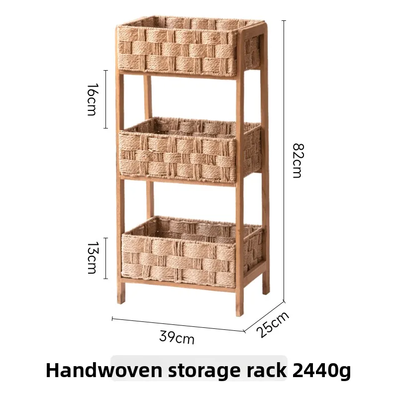 

Kitchen Shelf Floor to Floor Multi-layer Bathroom Toilet Mobile Baby Bedroom Snack Storage Storage Shelf Bookshelf