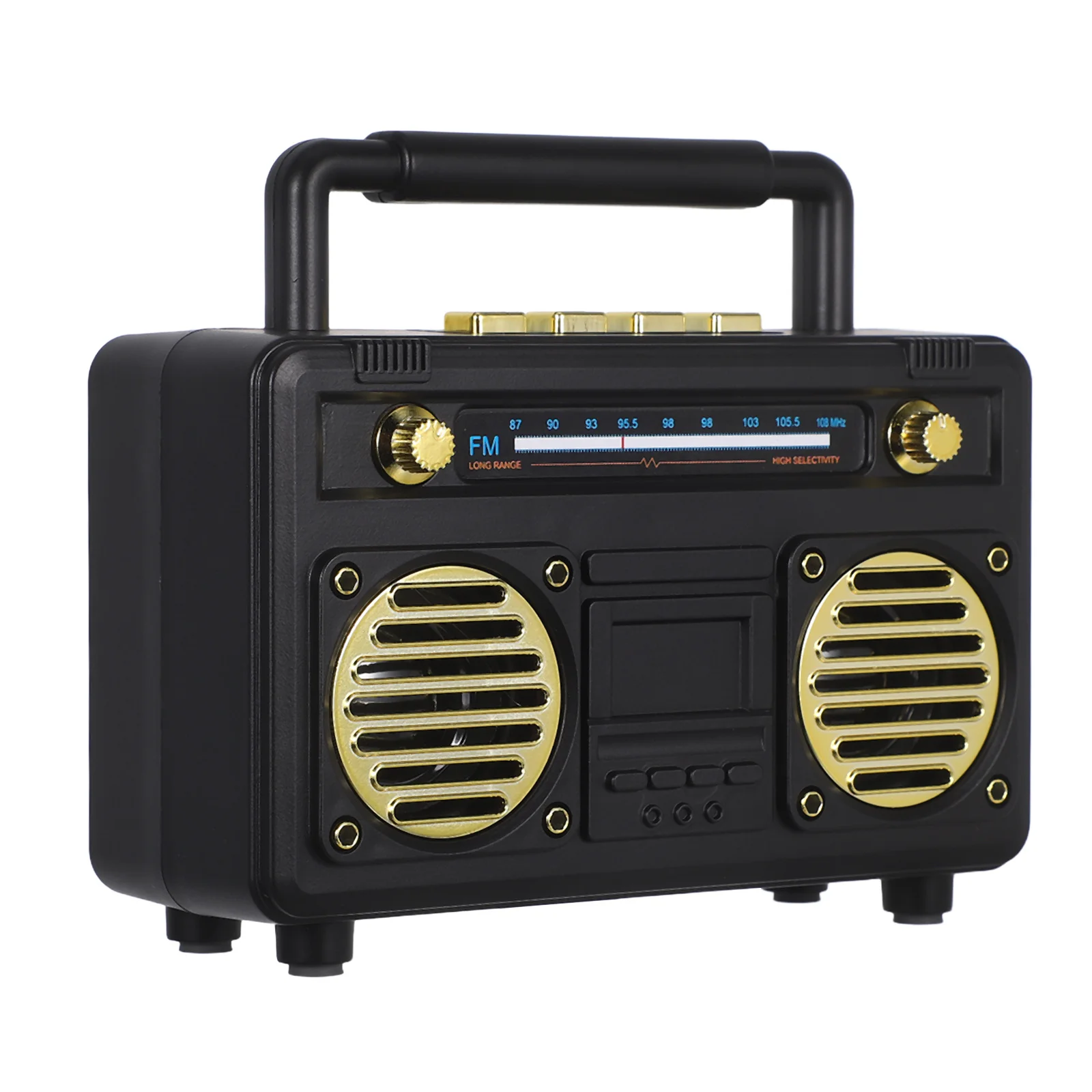 

Vintage Mini Wireless Speaker Portable Retro Radio Subwoofer Outdoor Travel Home Desk Decor Speaker Sub Woofer