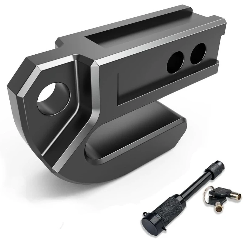 

Усиленный буксировочный крюк-слайдер на 45000 фунтов с защитой от вскрытия, крепление 2 дюйма, обработанные на ЧПУ, с кольцами для буксировочного ремня