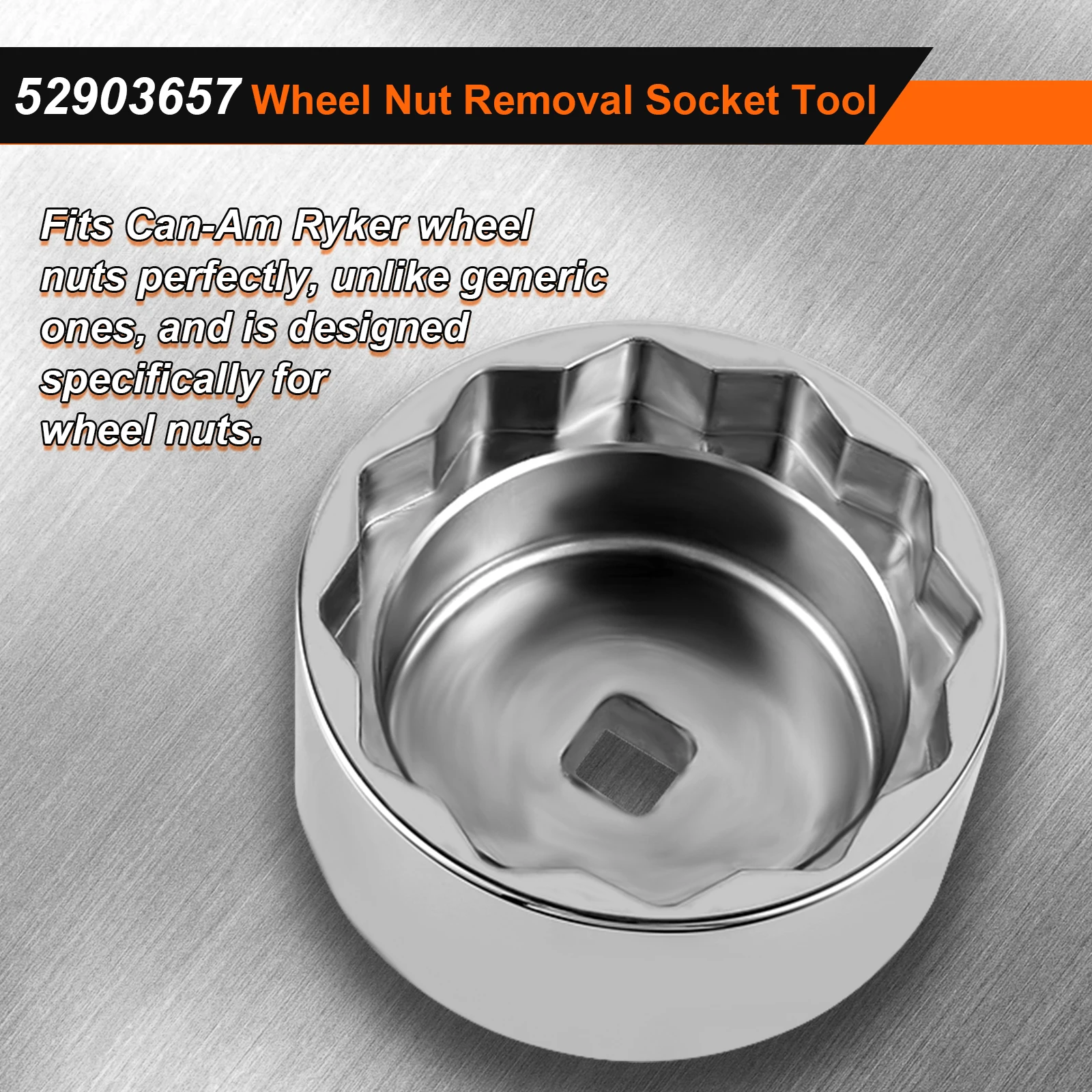 Car Wheel Nut Removal Socket Tool for 600 900 Rally Metal Wheel Nut Removal Socket for Old 2019 Nut and New 2020 Recalled Nut