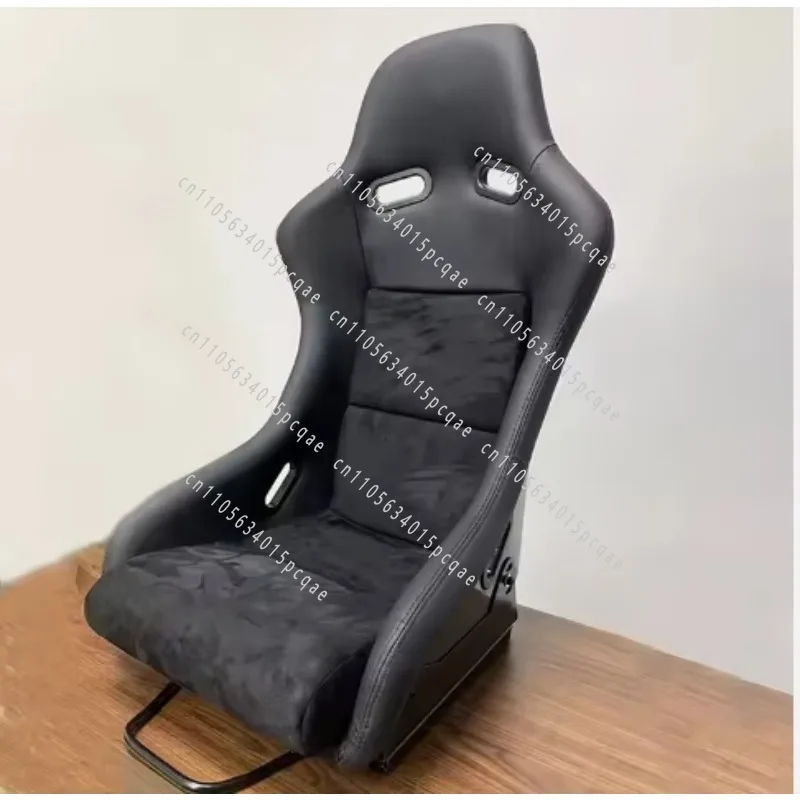 Customizable Color Material Rugged Carbon Fiber Glass Fiber Non-Adjustable Leather Racing Bucket Seat