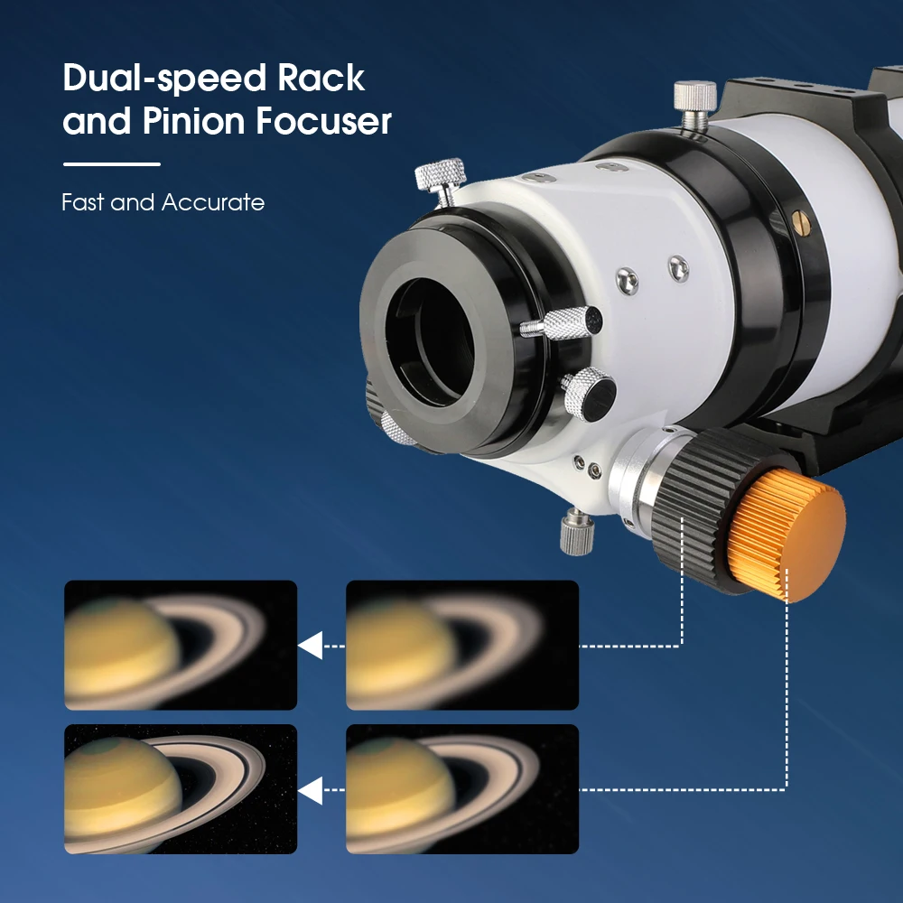 Svbony SV503 Astro Telescope 70/80/102ED Extra Low Dispersion Achromatic Refractor OTA For Exceptional Viewing Astrophotography