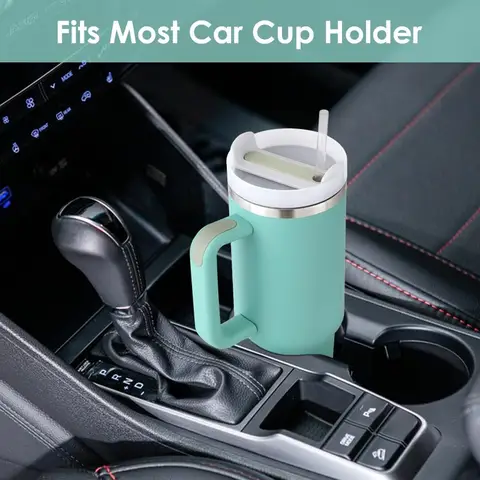 Tumbler 40oz Straw Vacuum Insulated With Lid Stainless Steel Water Bottle with Handle Leak Proof Coffee Cup for Stanley Cup Uber