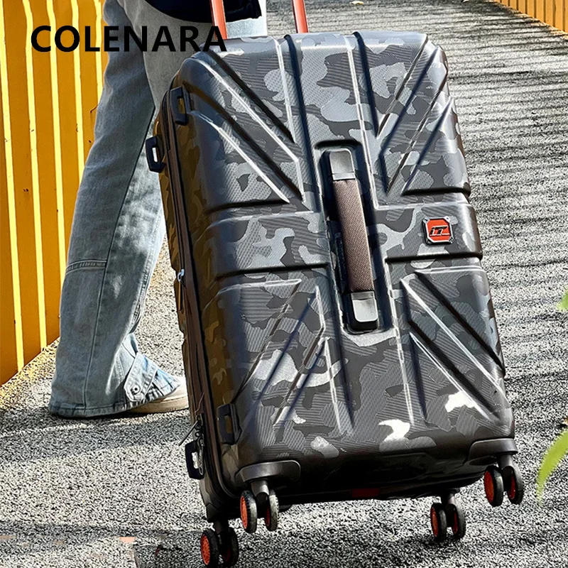 COLENARA Suitcase Women's Large-capacity Trolley Case Men's Boarding Box 20