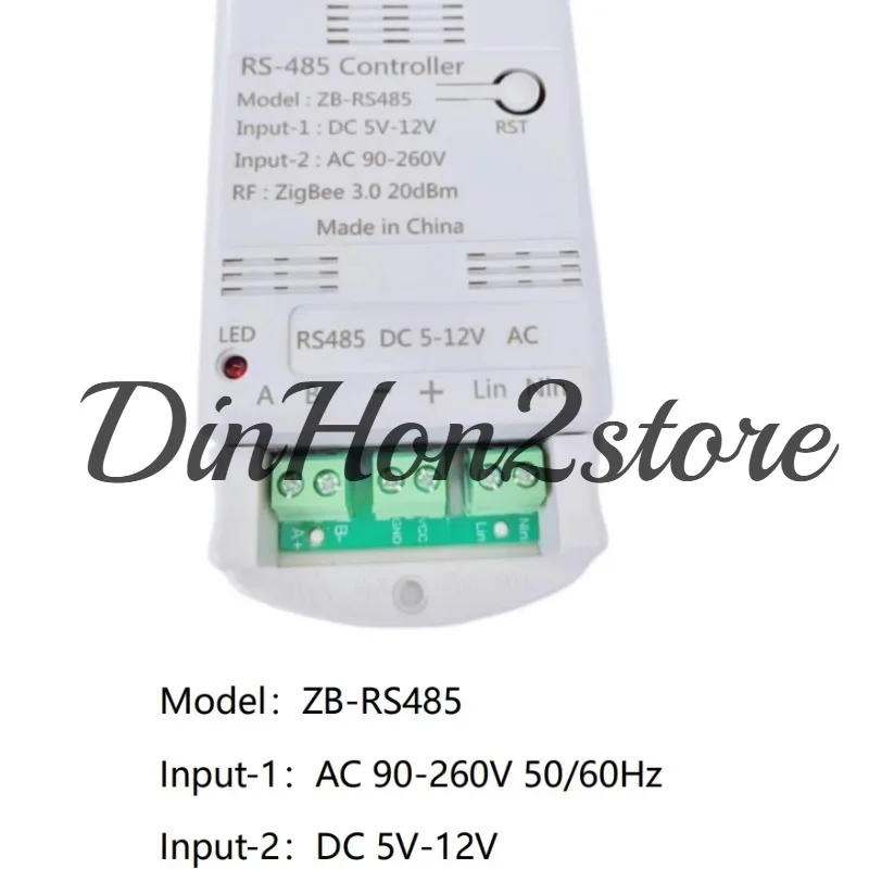 RS485 to ZigBee controller access zigbee2MQTT provides access to third-party protocols