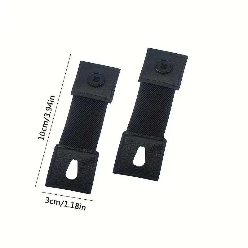 2 個女性男性シャツカフホルダー弾性腕章シャツスリーブホルダーカフス調節可能なアームカフバンド延長ボタン