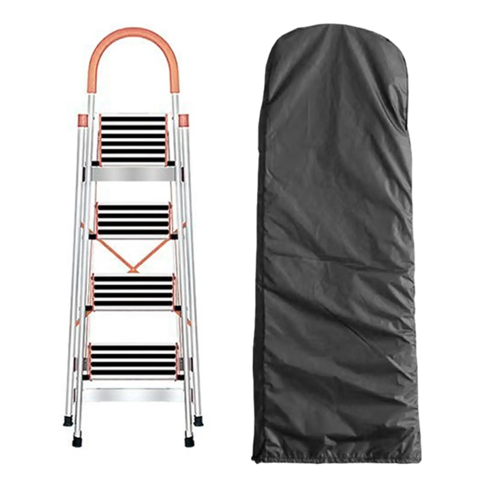 Step Ladder Dustproof Protective Cover Waterproof Oxford Storage Bag with Drawstring for Folding Ladders and Stairs