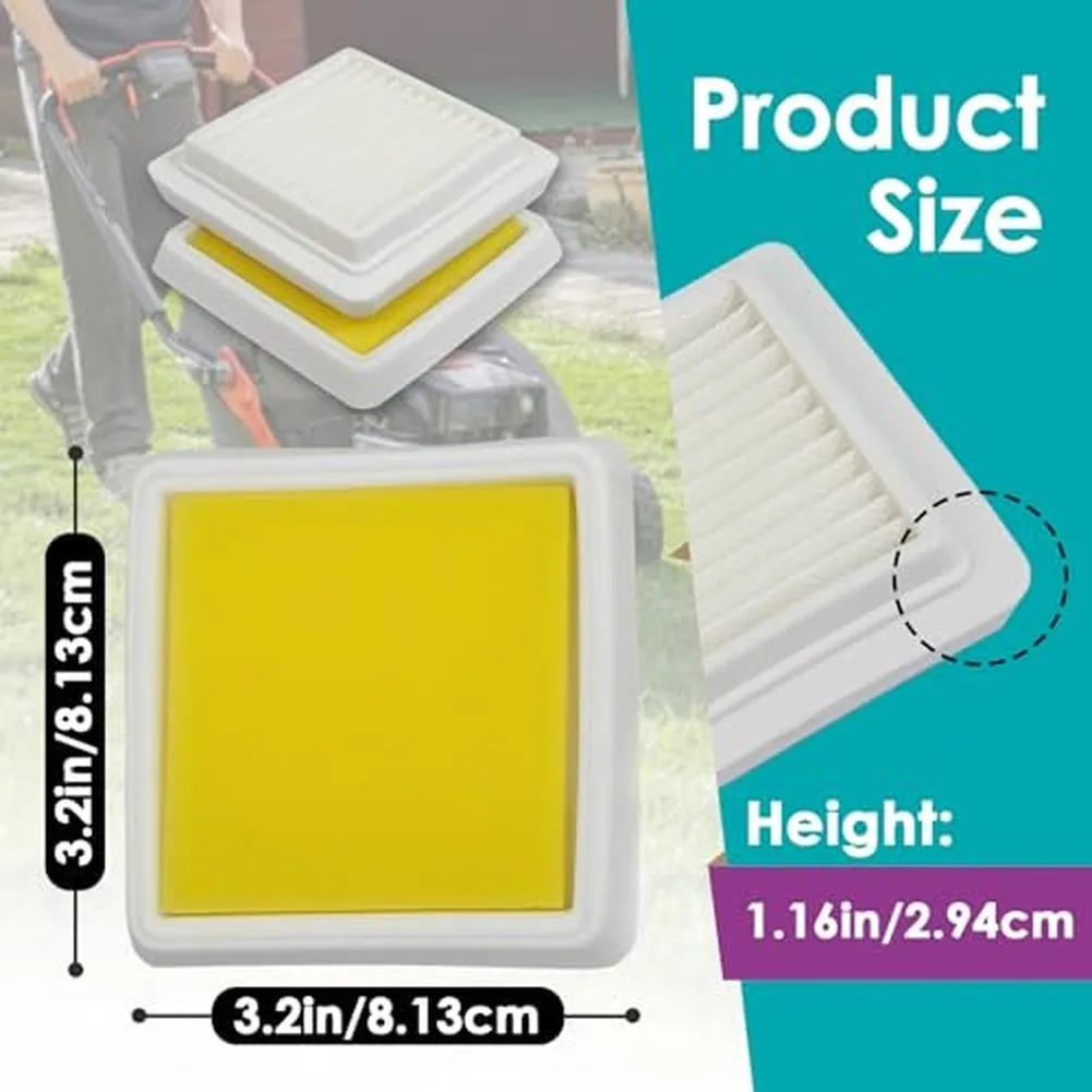 10Set A226002030 Air Filter & Pre-Filter Kit For Echo SRM-2620 PE-2620 PAS-2620 Trimmers=High Efficiency Glass Fiber Replacement