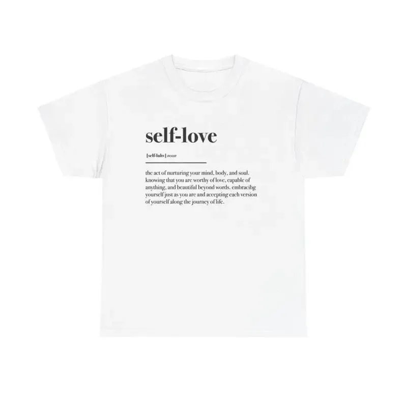 Self Love T Shirt Help Heavy Cotton