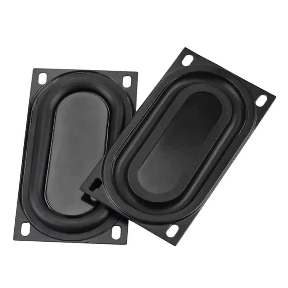 1/2Pcs 5090 Passive Bass Resonance Plate Rectangular With Mounting Holes Rubber Vibration Diaphragm Low Frequency