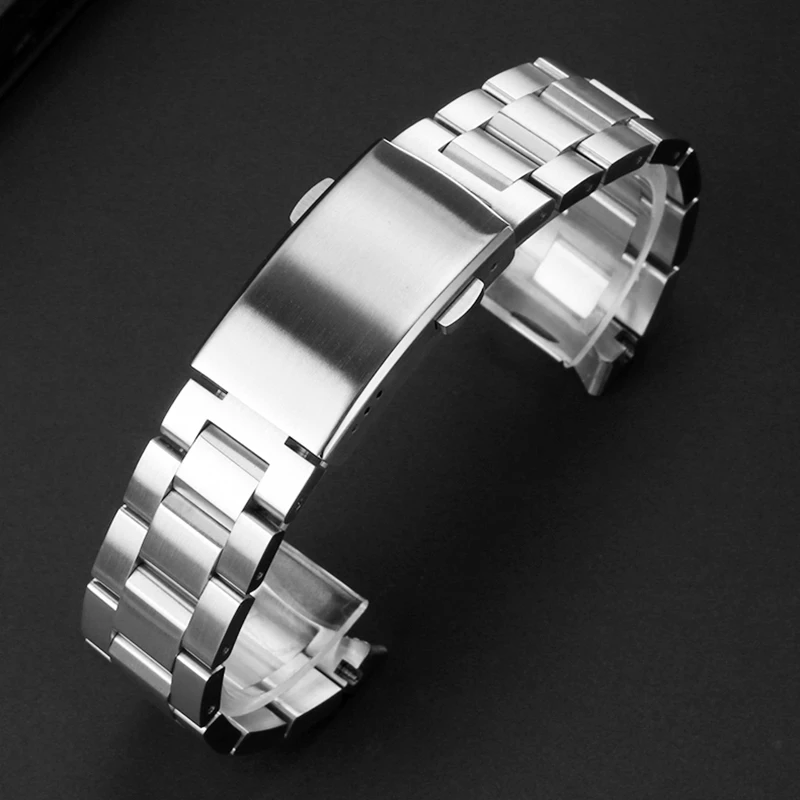For TAG Heuer metal strap Aquaracer 300 Series WAY211 WAY111A Men's Solid Curved Stainless Steel Steel Watch Band 21mm Bracelet