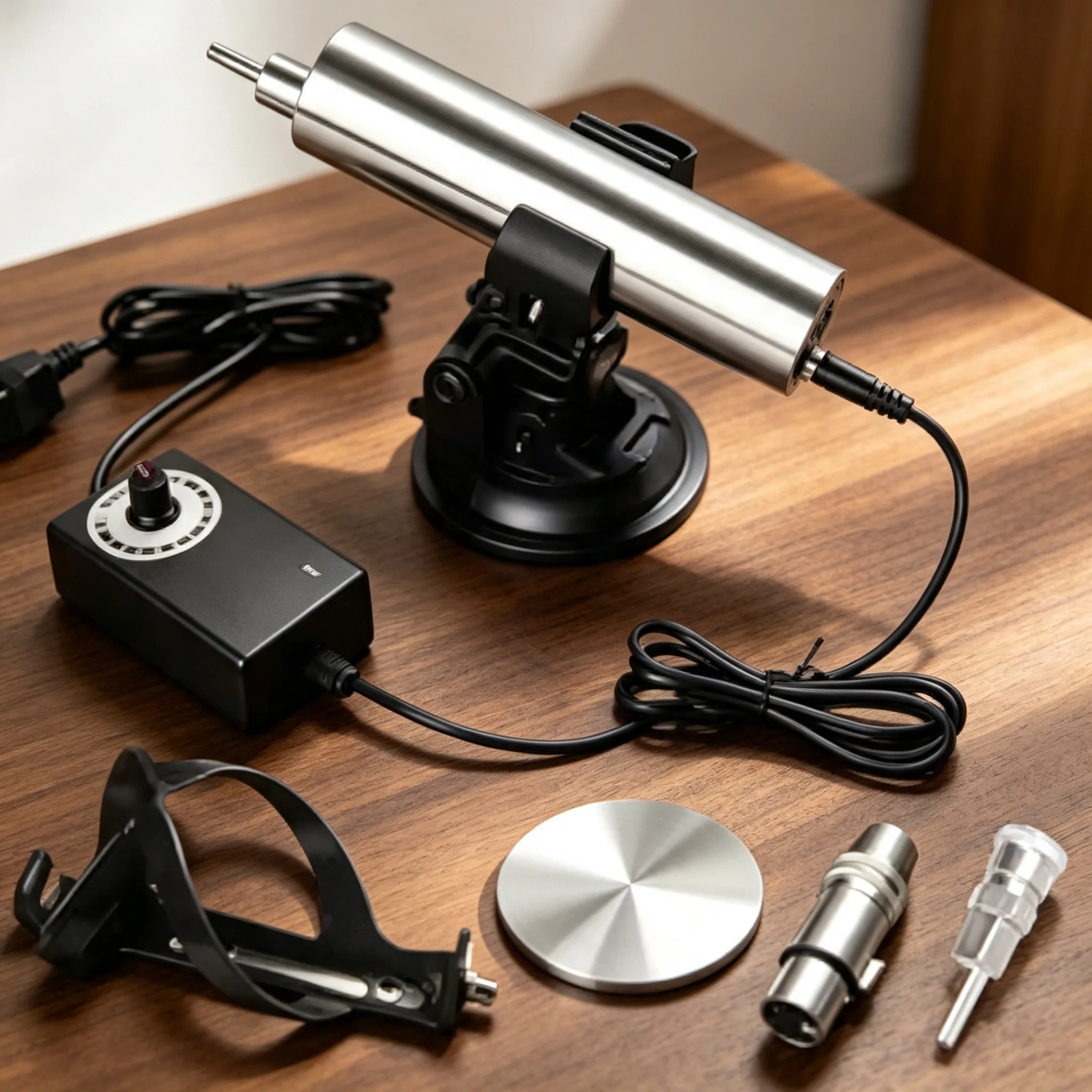 Mini DC lineaire actuator, 70 mm slag, 29-300 RPM, telescopische, heen en weer bewegende elektromotor, compleet met accessoires voor doe-het-zelfprojecten in huis.