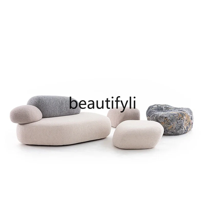 Pebble sofa designer special-shaped living room module combination sofa