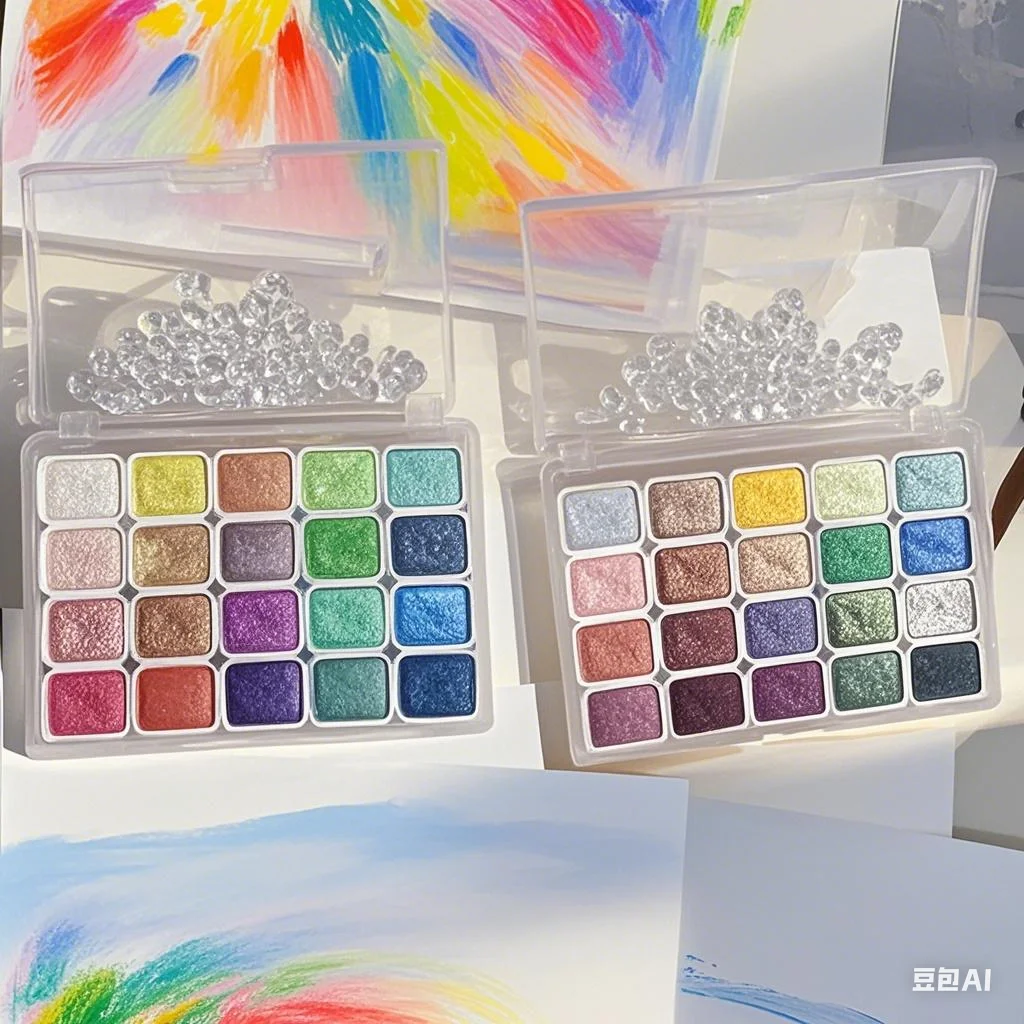 

20-цветный набор перламутровых акварельных красок, набор металлических акварельных красок, блестящая перламутровая акварель для художников, студентов, любителей