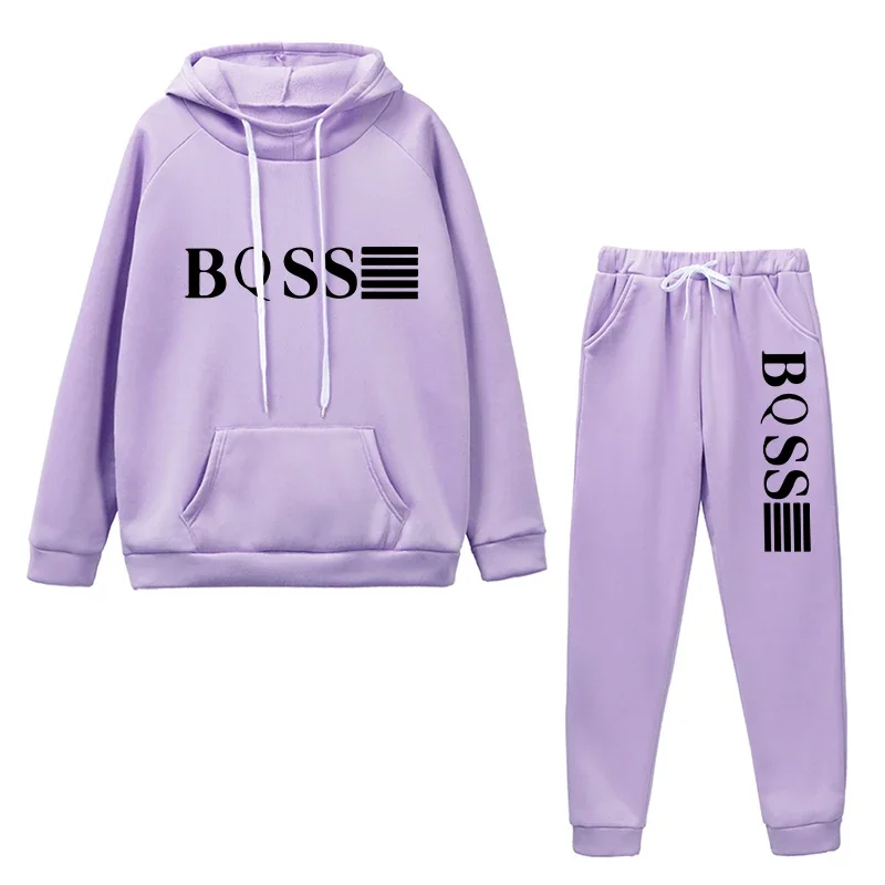 Nieuwe Dames Trainingspak Print Capuchon Sweatpak Hoge Kwaliteit Casual Jogging Outfits Kleding Pullover Lady Sport Broek Sets