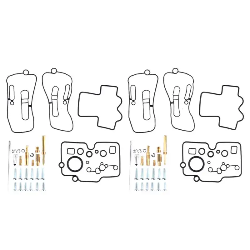 

New 2 Sets Motorcycle Carburetor Carb Repair Rebuild Kit Gasket Fit for Yamaha YFZ450 2009 2008 2007 2006 2005 2004