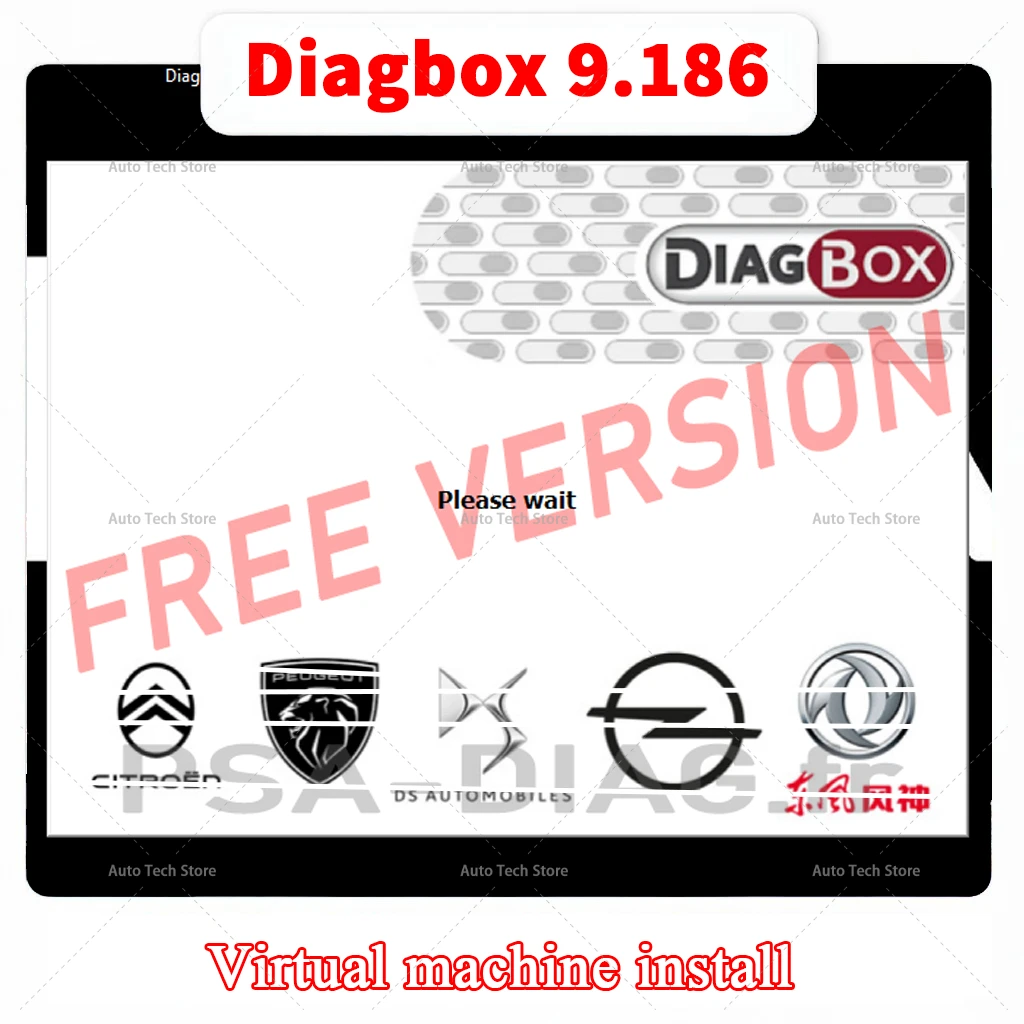 Diagbox V9.186 V9.129 V9.96 V9.68Full Update For Lexia3 PP2000 Lexia-3 Diagbox 9.91 For Citroen/Peogeot Diagnostic Tool To 2024