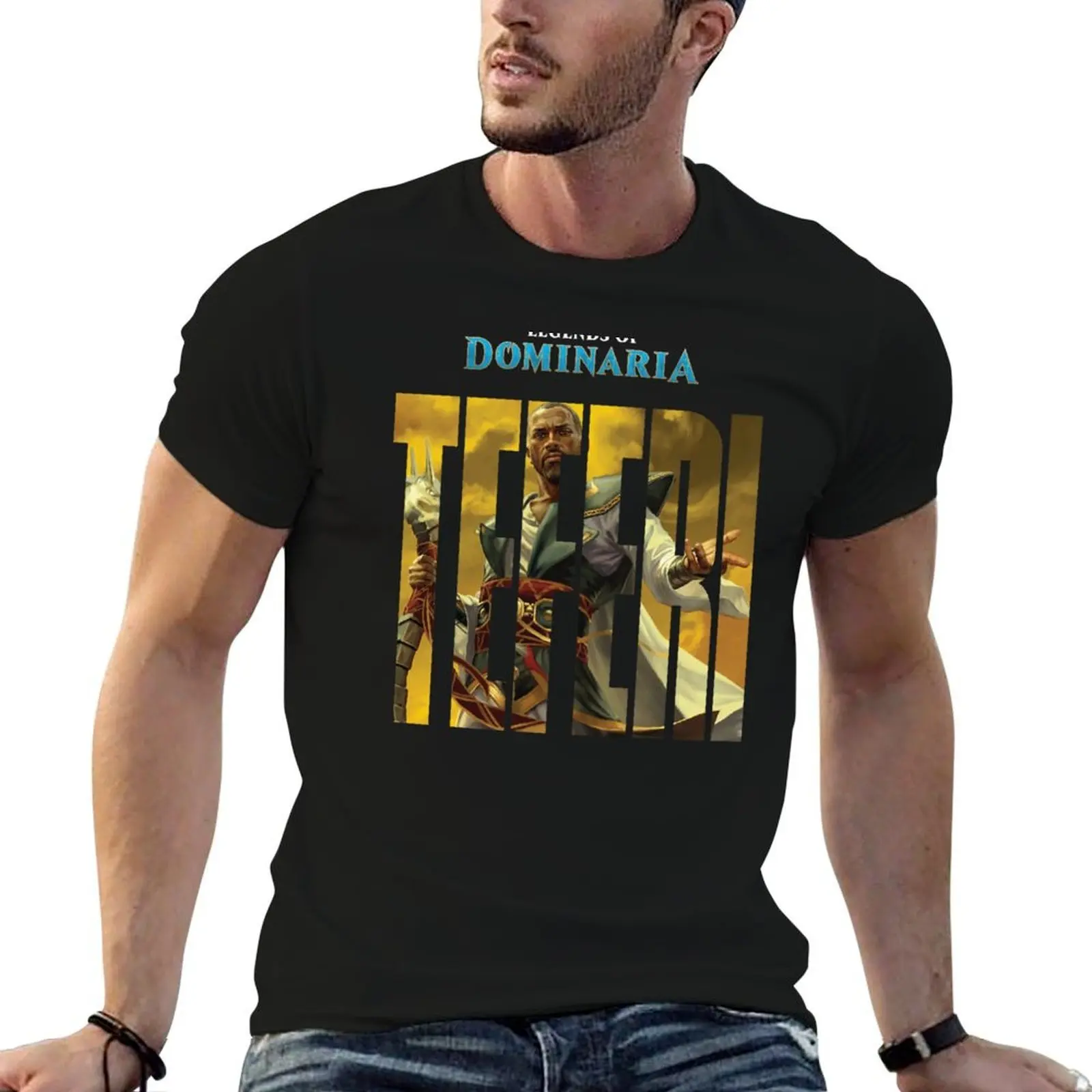 

Dominaria Teferi T-Shirt man t shirt graphic cotton t shirts man 100% man t shirt summer T-shirt