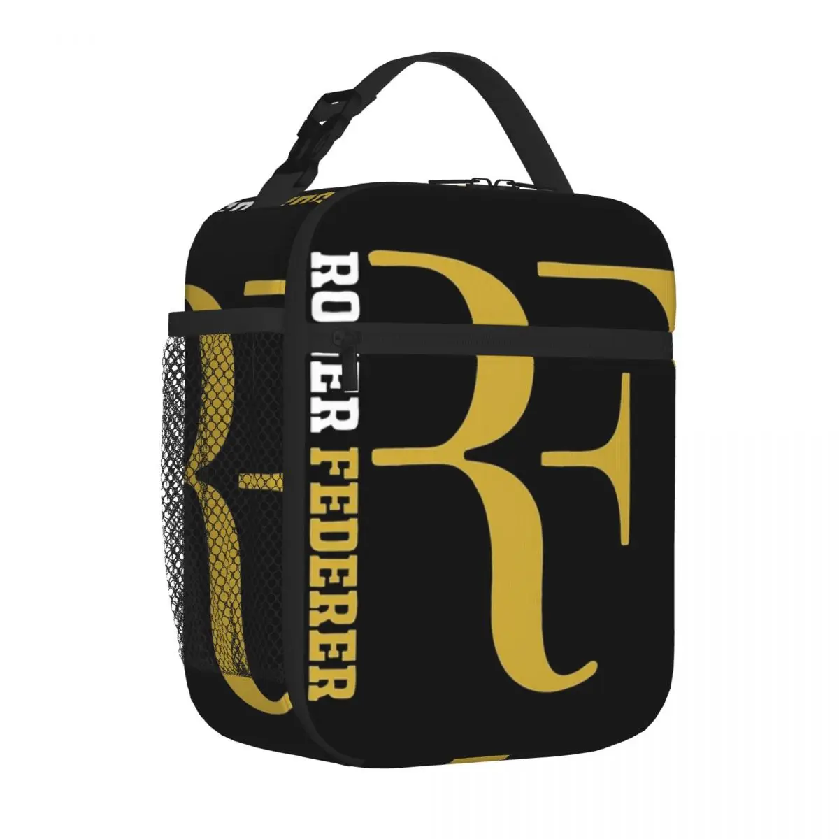 Roger Federer Lunch Bags Insulated Lunch Tote Portable Thermal Bag Leakproof Picnic Bags for Woman Work Kids School