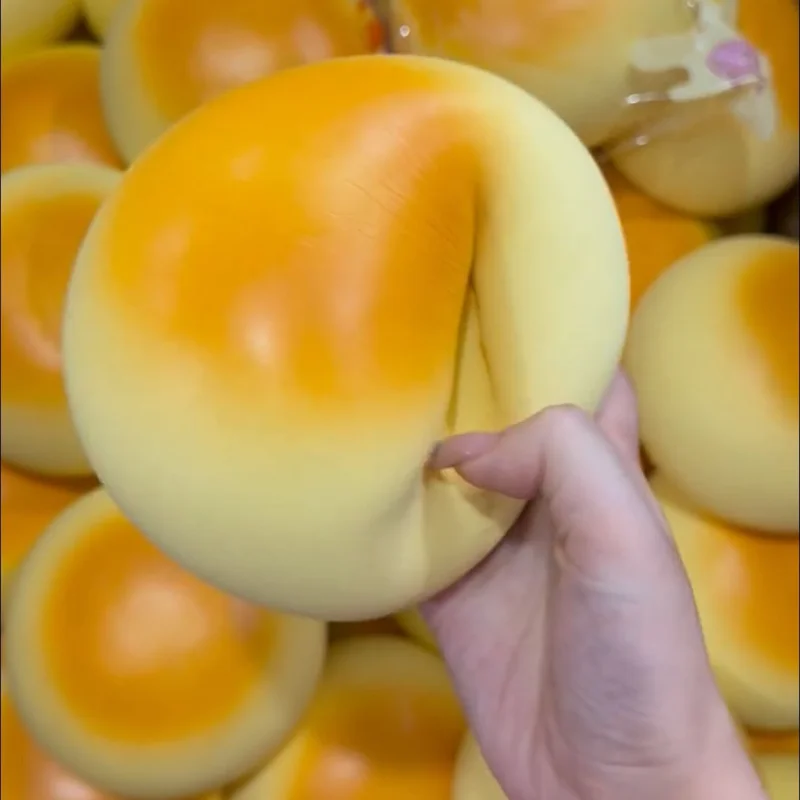 Super Sized Simulation Bread Squishy Pink Slowly Rising Soft Office Home Decor Asmr Sensory Decompress Stress Ball Perfect Gift