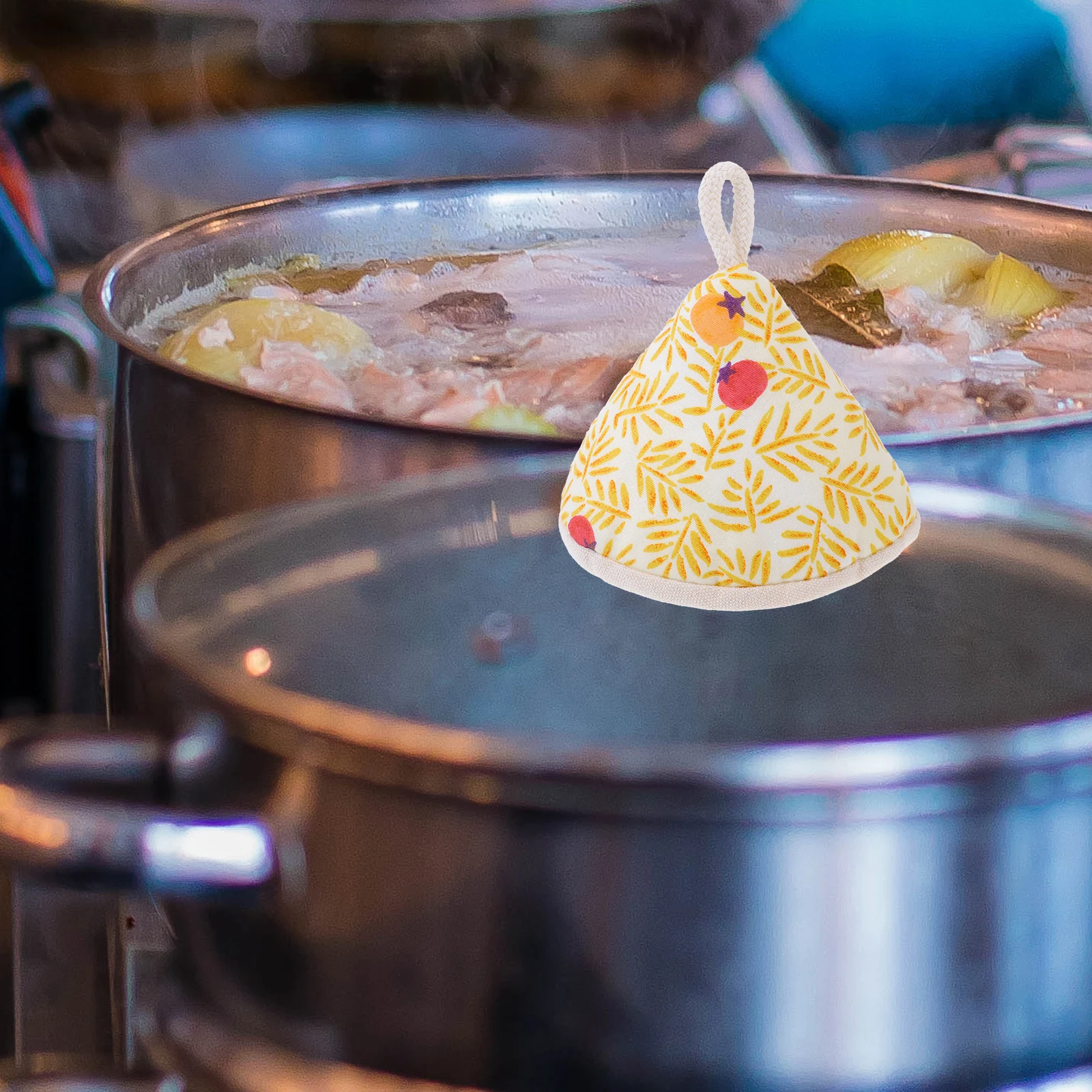 

2Pcs Triangle Pot Lid Knob Cover Heat Insulated Handle Sleeve Anti-Scalding Protection for Pots Pans Cooking Ware Washable