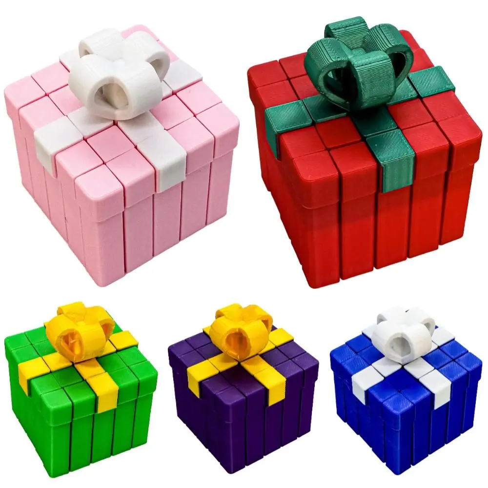 Relaxation 3D Printed Fidget Portable Funny Stackable Gift Cube Decompression PLA Creative Gift Box Birthday Gifts