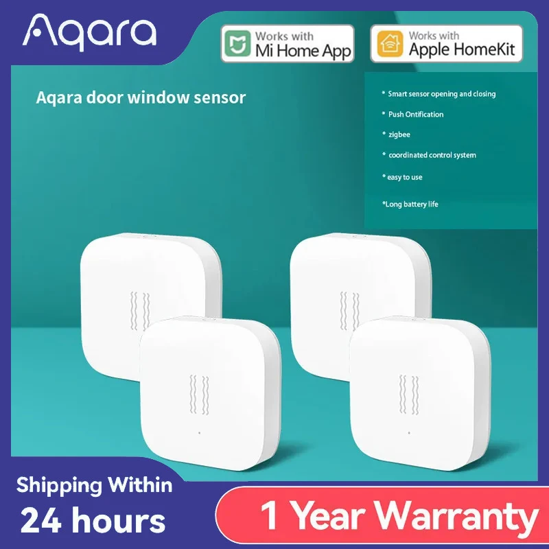 Original Aqara Smart Vibration Sensor ZigBee Motion Shock Sensor Detection Alarm Built-in Gyro For Home Safety For Mi Home App