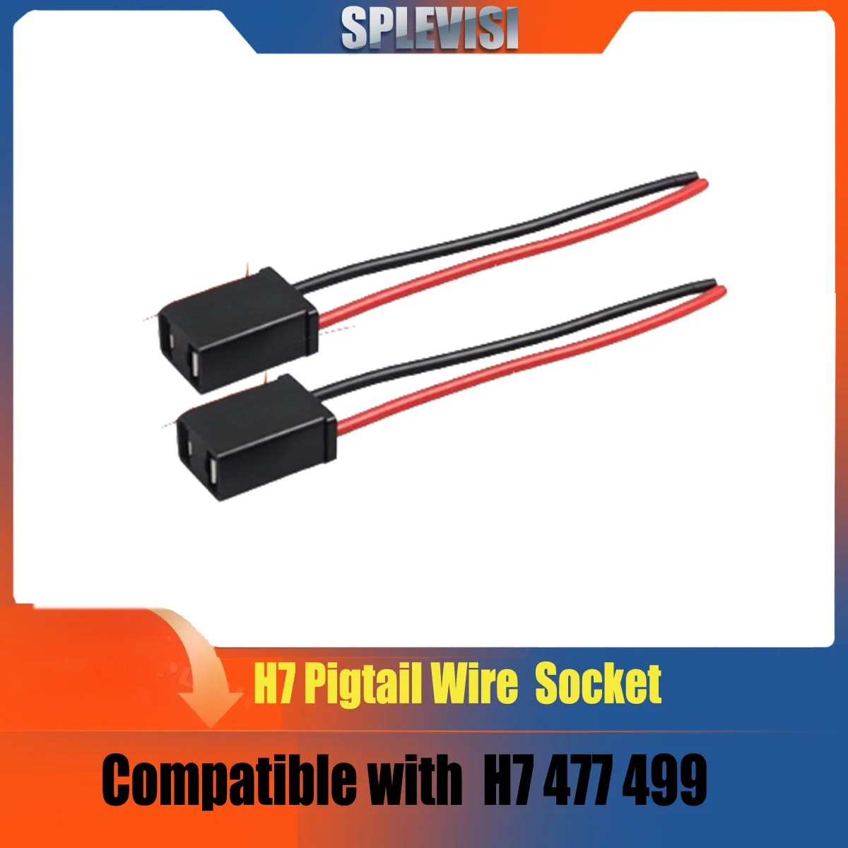

Female Socket Adapter Wiring Harness Sockets Car Wire Connector Cable Plug For H7 LED Headlight Automobile Lamp Bulb