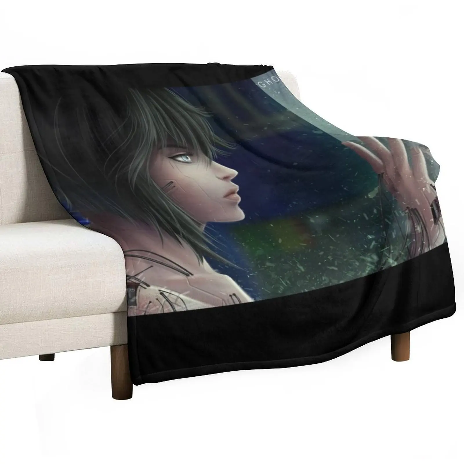 

Ghost in The Shell - Motoko Kusanagi Throw Blanket Luxury St Sofa Throw Blankets