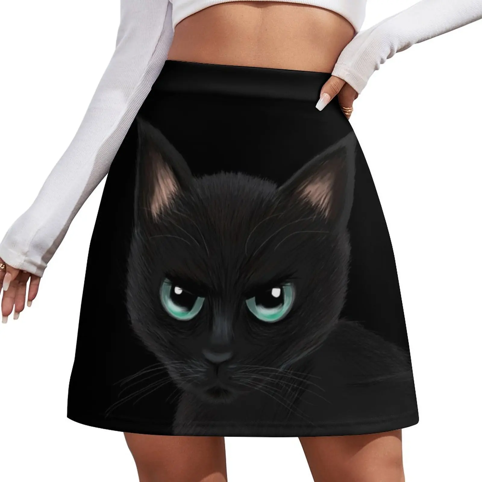 

Angry cat Mini Skirt Womens dresses Women's clothing women's summer dress 2026 Evening dresses