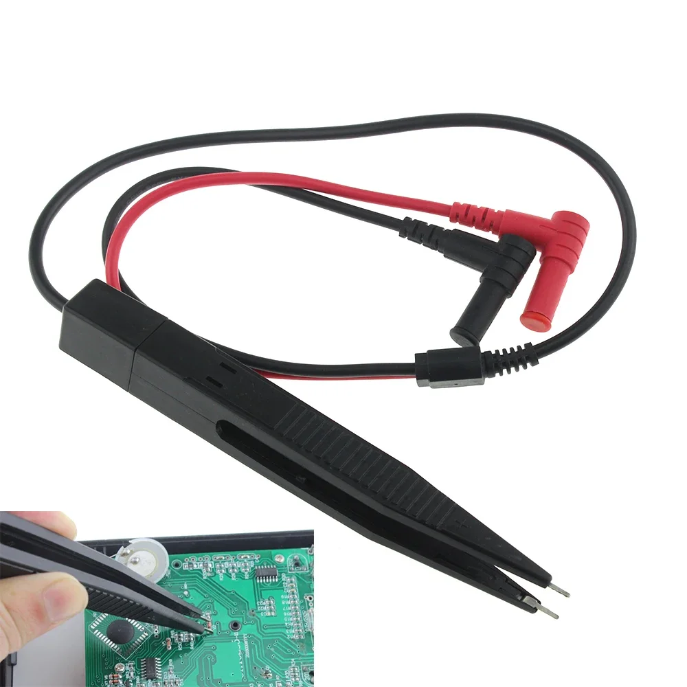 Alligator Chip Test Leads component LCR testing tool Multimeter tester meter Pen Test probe lead tweezers for FLUKE for Vichy