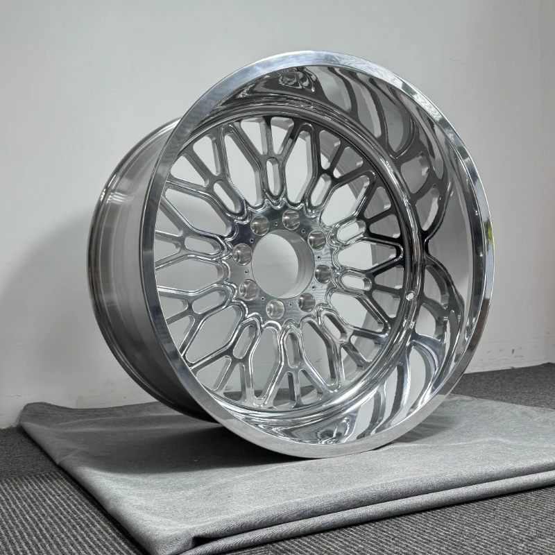 

22x12 22x14 24x12 24x14 26x16 with custom floating cover forged 4x4 off-road 8x170 8x180 8x6.5 6x5.5 polished truck wheels