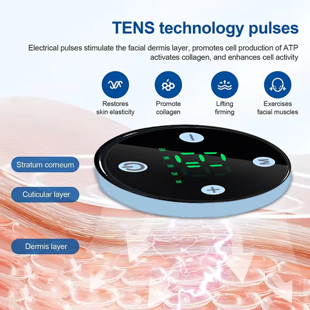 EMS อุปกรณ์ยกกระชับใบหน้า Face Slimming BANDAGE สายรัดนวดหน้า Double Chin อุปกรณ์กําจัด V Line Lift เข็มขัด Skin Care เครื่องมือ