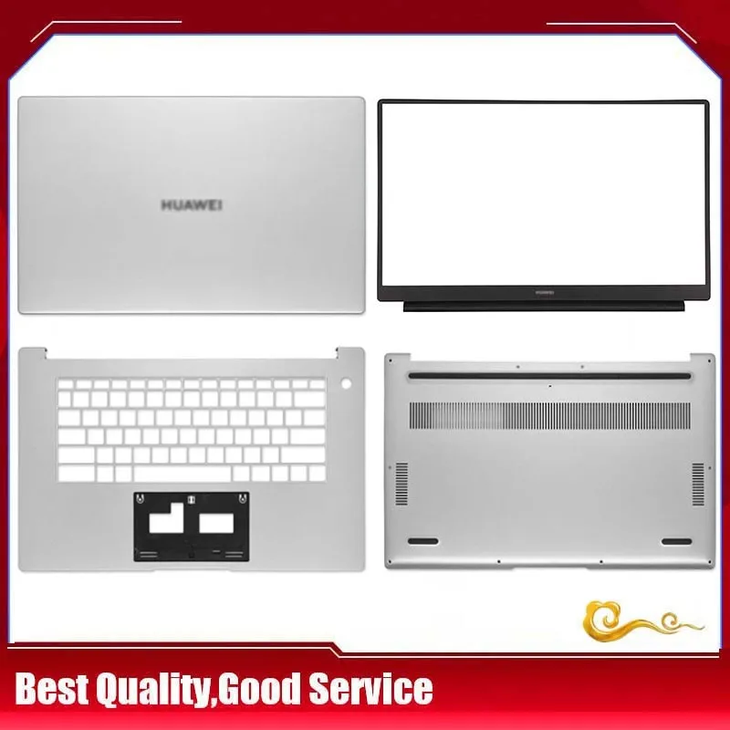 New/org For Huawei Magicbook X15 BDR/BBR Series BDR-WFH9HN BBR-WAH9 LCD Back Cover /LCD Bezel /Upper cover /Bottom Case ,Silver