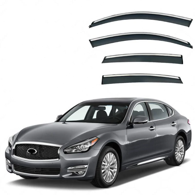 

Window Visor Rain Guard Side Window Deflector Weather Shield For Infiniti Q70 Q70L Y51 2013 2014 2015 2016 2017 2018 2019 - 2024