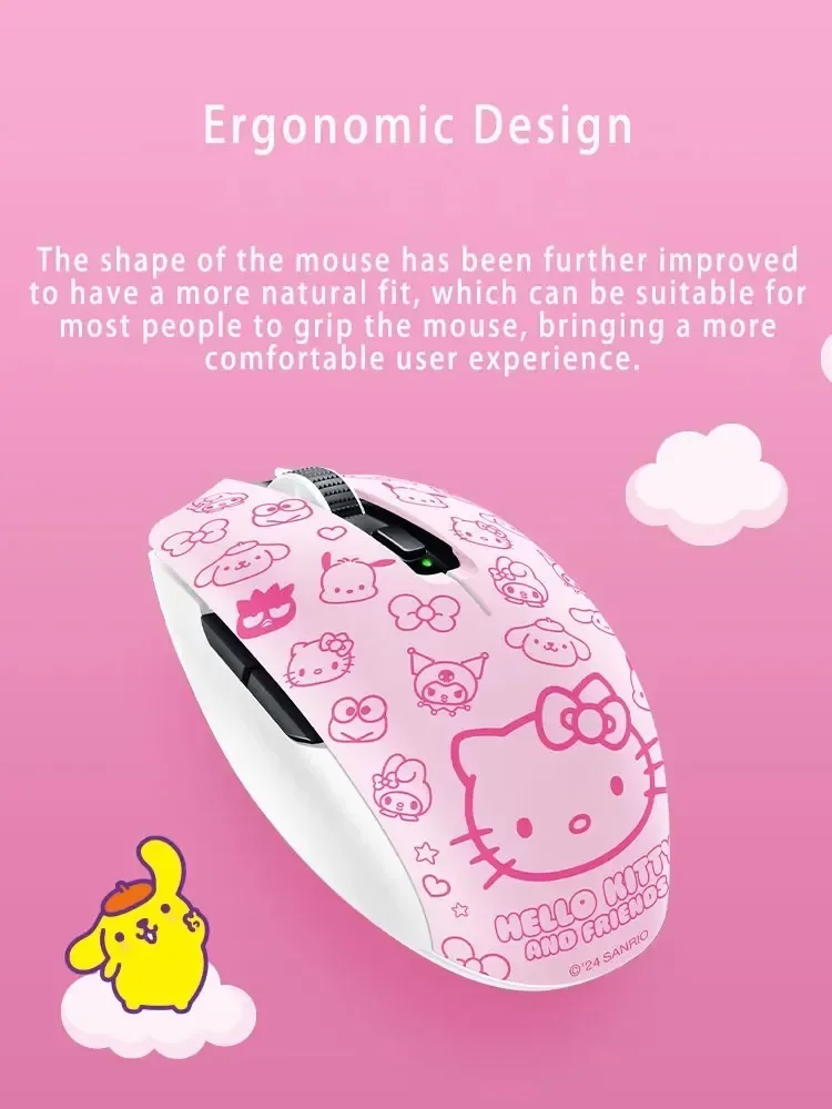 Razer Orochi V2 Hello Kitty & Friends Edition Dual Wireless Gaming Mouse HyperSpeed Wireless and Bluetooth 60g Ultra-Lightweight