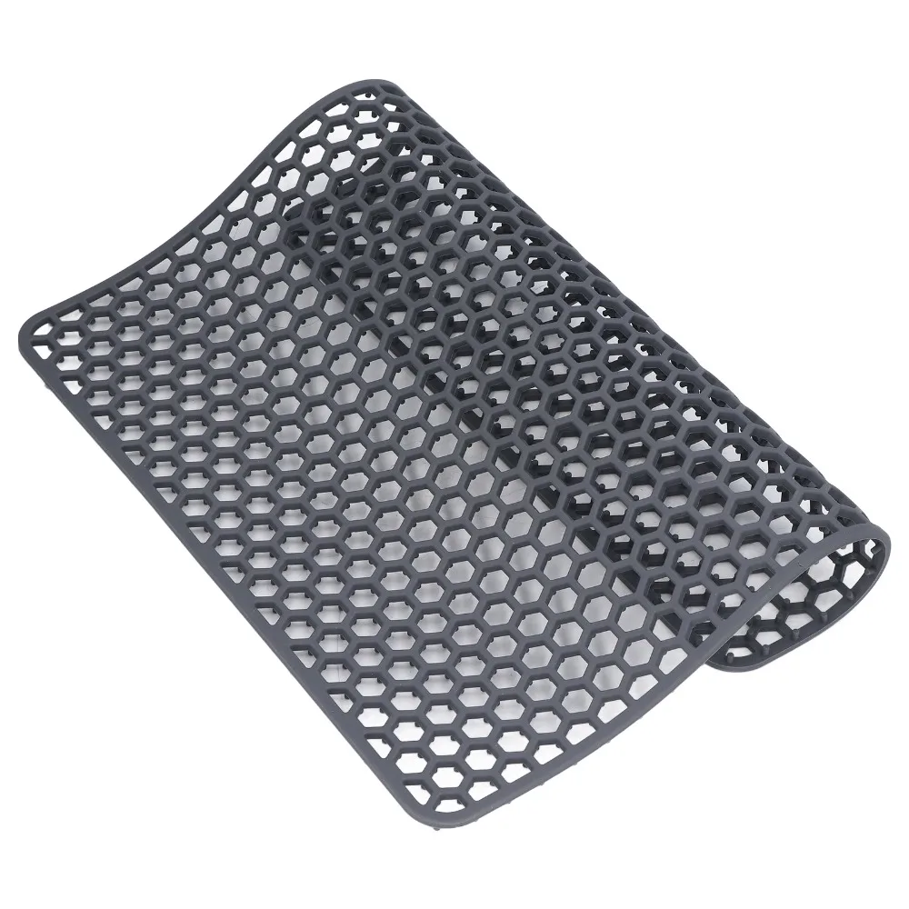

Kitchen Accessory Mesh Sink Mat Silicone Fast Draining Sink Protector Quick Drying Durable Dish Drying Pad Kitchen