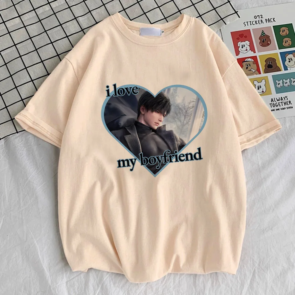 Love And Deepspace t shirt women hip hop 80s aesthetic Graphic t-shirt 2000s Classic anime Comfortable korean clothes women