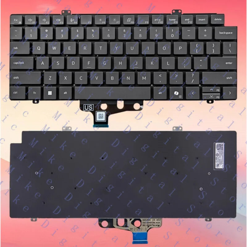 

H новая клавиатура для Dell Pro 14 Plus PB14250 PB14255 P199G P200G США