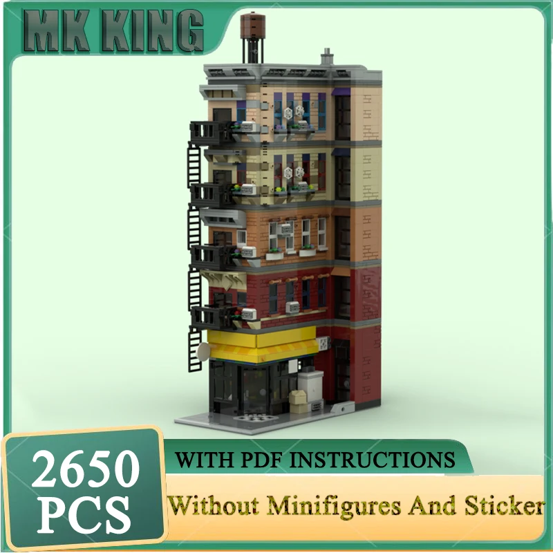 

Popular Movie Model Moc Building Bricks Movie Scene Apartment Model Technology Blocks Assembly Gift Construstion Toys DIY Sets