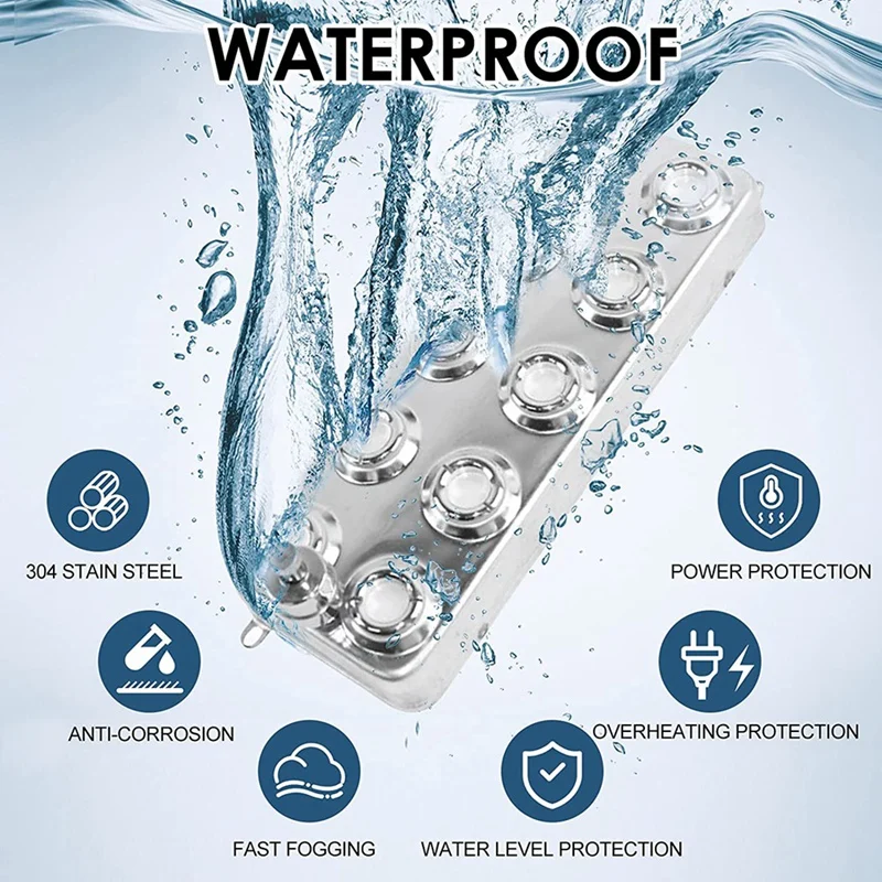 Aço inoxidável Ultrasonic Atomizador, Paisagem Jardim Pulverizador, Indústria Umidificador Fogger, Gerador de Névoa DC48V, 10 Cabeça