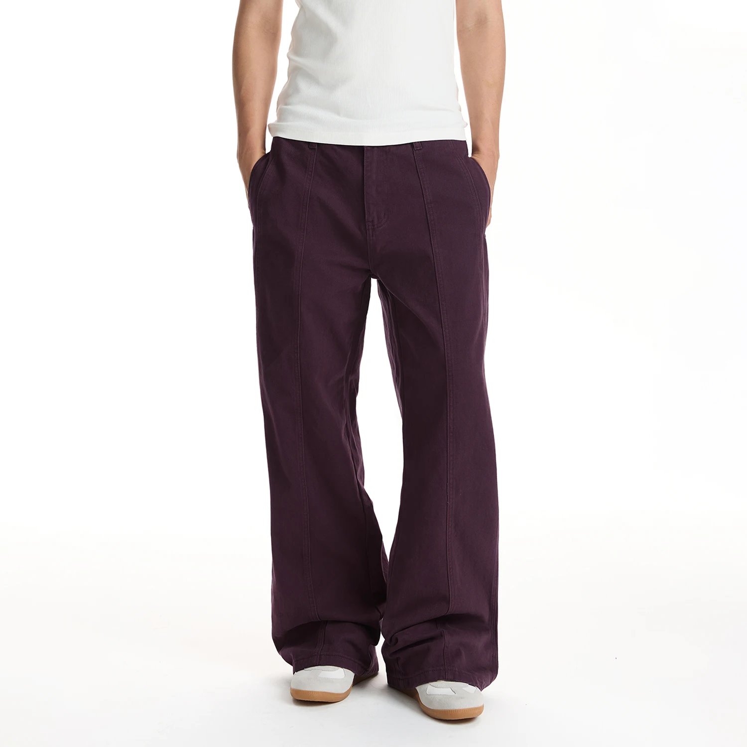กางเกงลำลองผ้าฝ้ายแท้ ลายเส้น  - Men'S Fashion Line บทวิจารณ์และราคา