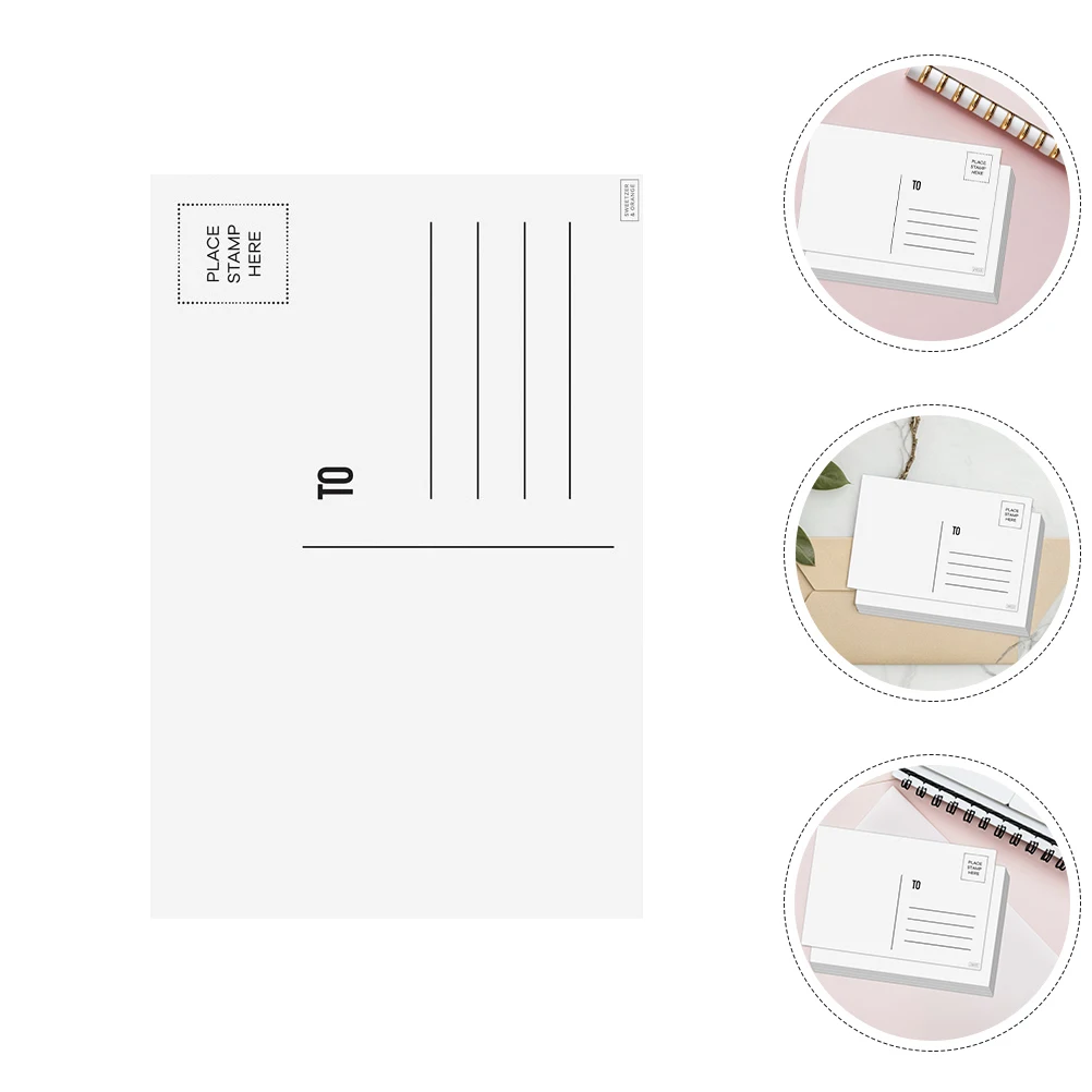 

50 Sheets Blank Postcard for Mailing Cards Making Blanks Stock Paper Birthday Postcards Crafts Business Printing