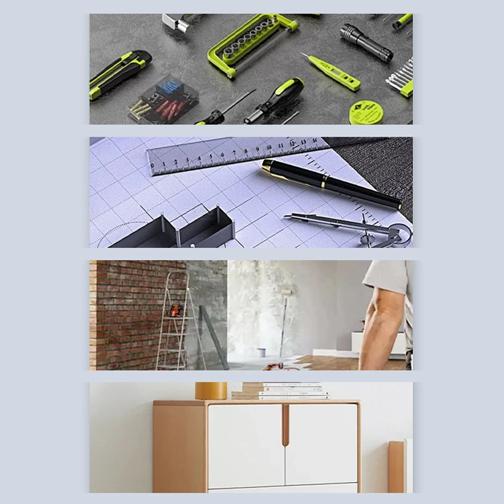 10inch 250mm Corner Ruler Accurate Scale Furniture Design Tool Home Improvement Tool Lightweight Measuring Tool