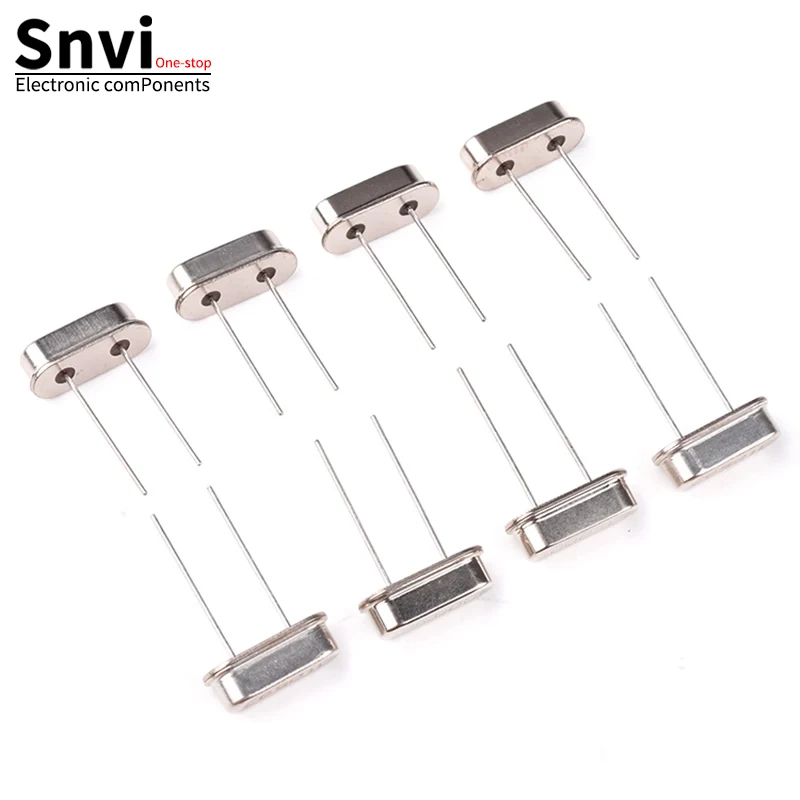 Snvi 10PCS 4Mhz 6Mhz 8Mhz 12Mhz 16Mhz 20Mhz 24Mhz 4.000mhz 8.000mhz Quartz Crystal Resonator Passive Oscillator HC 49S New