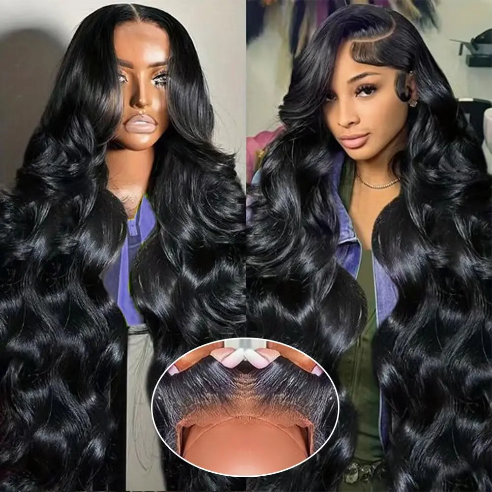 4x4  Closure Wig 360 Human Hair Lace Frontal Wig Body Wave  30 32  34 Inch Lace Front Wig 13x4 13X6 HD Lace Frontal Wig