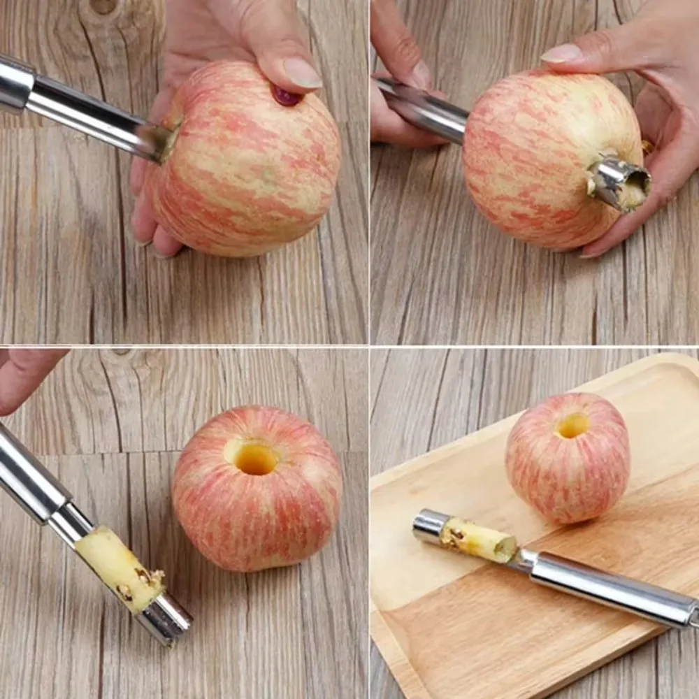 Stainless Steel Fruit Seed Remover Tool Portable Multi-function Removable Core Kitchen Gadget