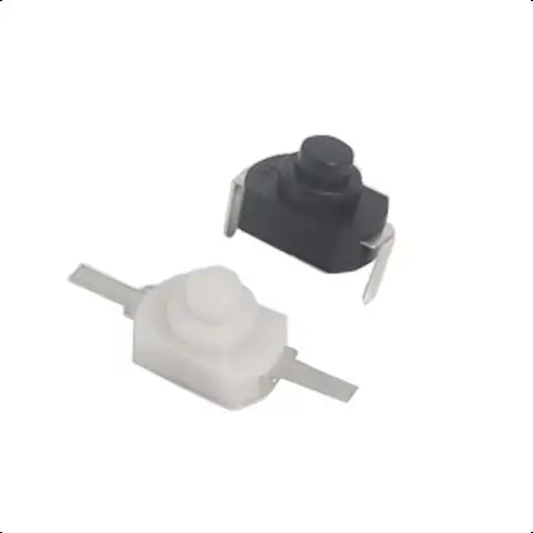 전기 토치용 미니 푸시 단추 스위치, 1208YD 자동 잠금, 12*8mm DC 30V 1A 온오프, 50-10 개